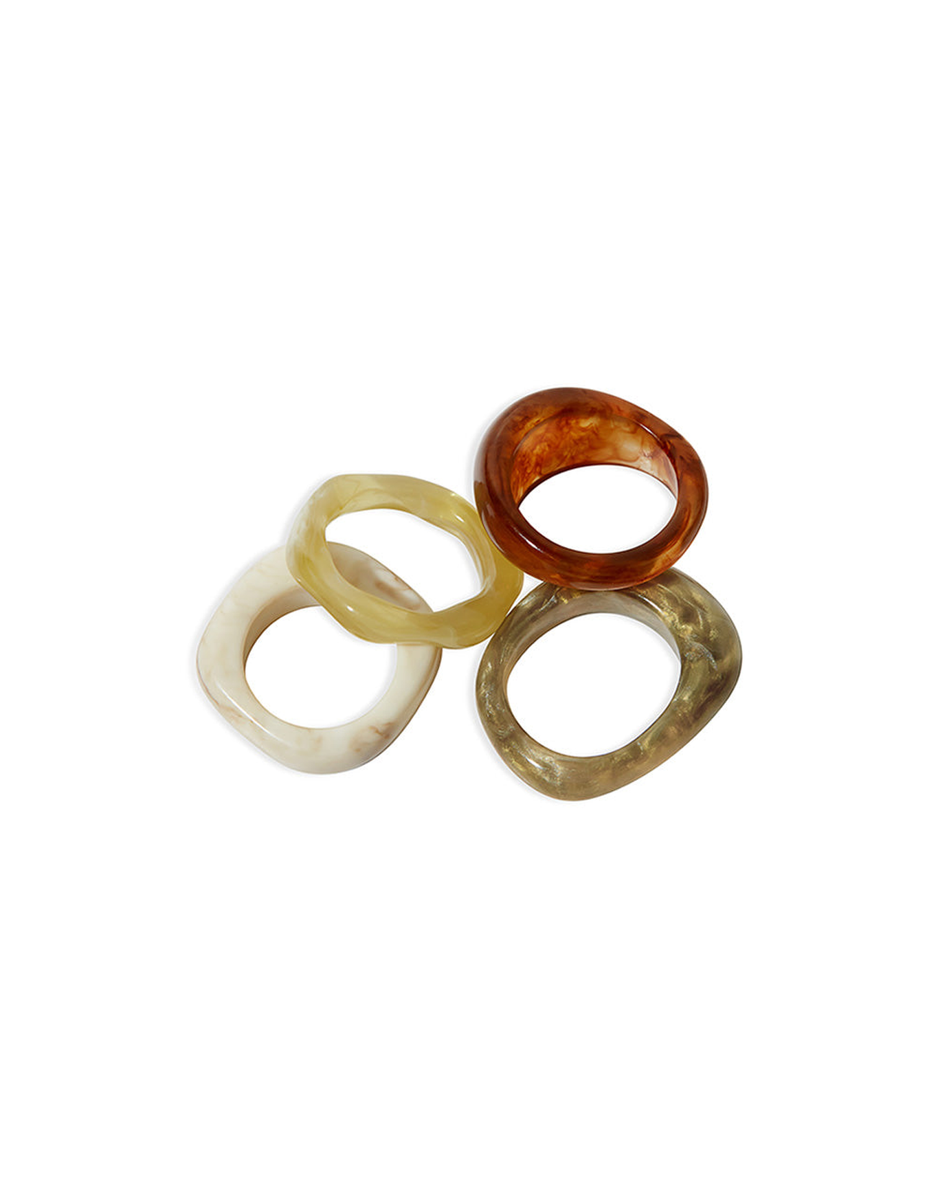 Dallas Resin Ring | Green