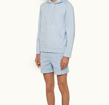 Dane Cotton Twill Longest-Length Cotton Twill Shorts | Ice Blue