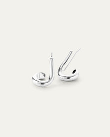 Dara Climber Earrings | Silver Dipped Brass