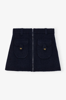 Dark Blue Mini Skirt | Sky Captain (V1)