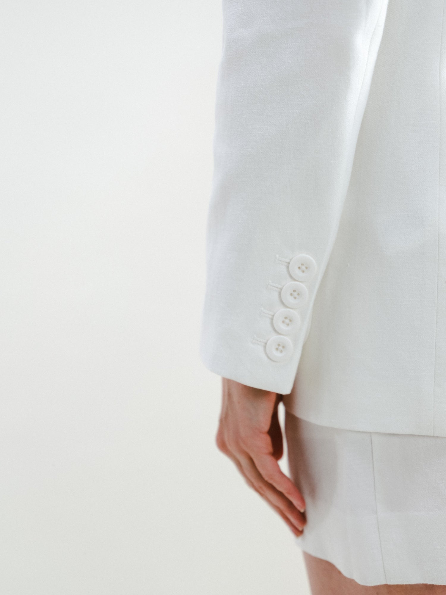 Fauna Blazer | Bright White