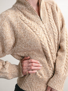 Trusty Cable Knit Sweater | Desert Sand