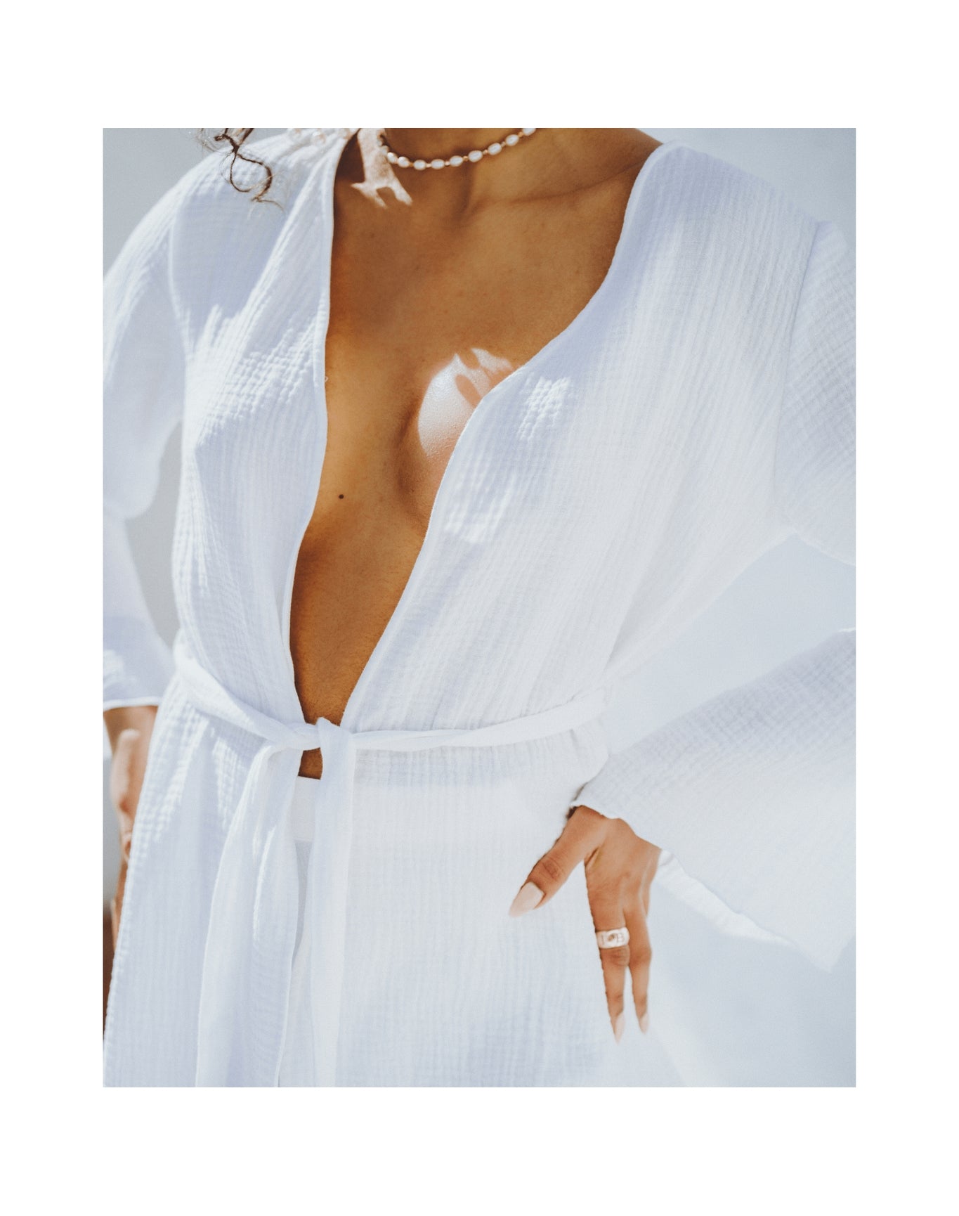 Dawn Kimono | White
