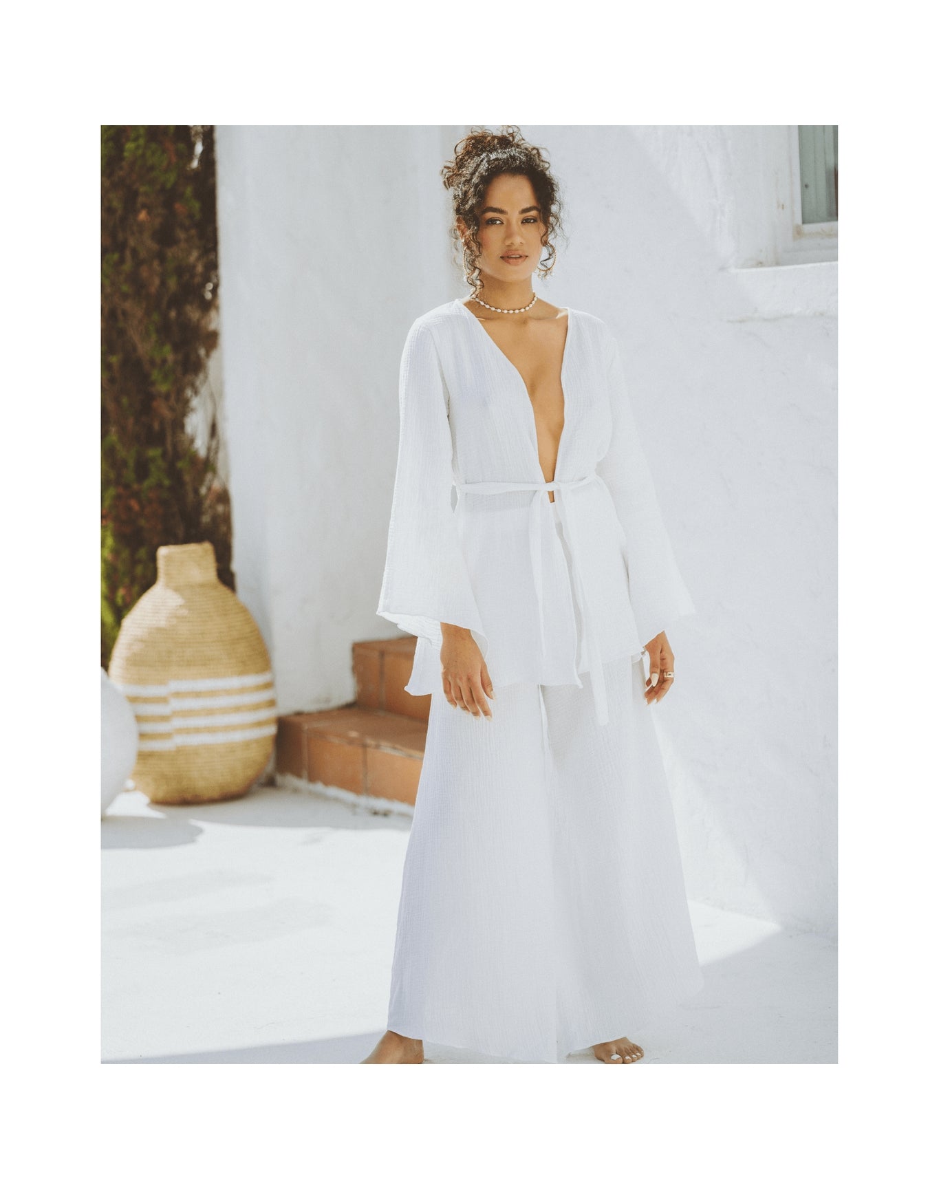 Dawn Kimono | White