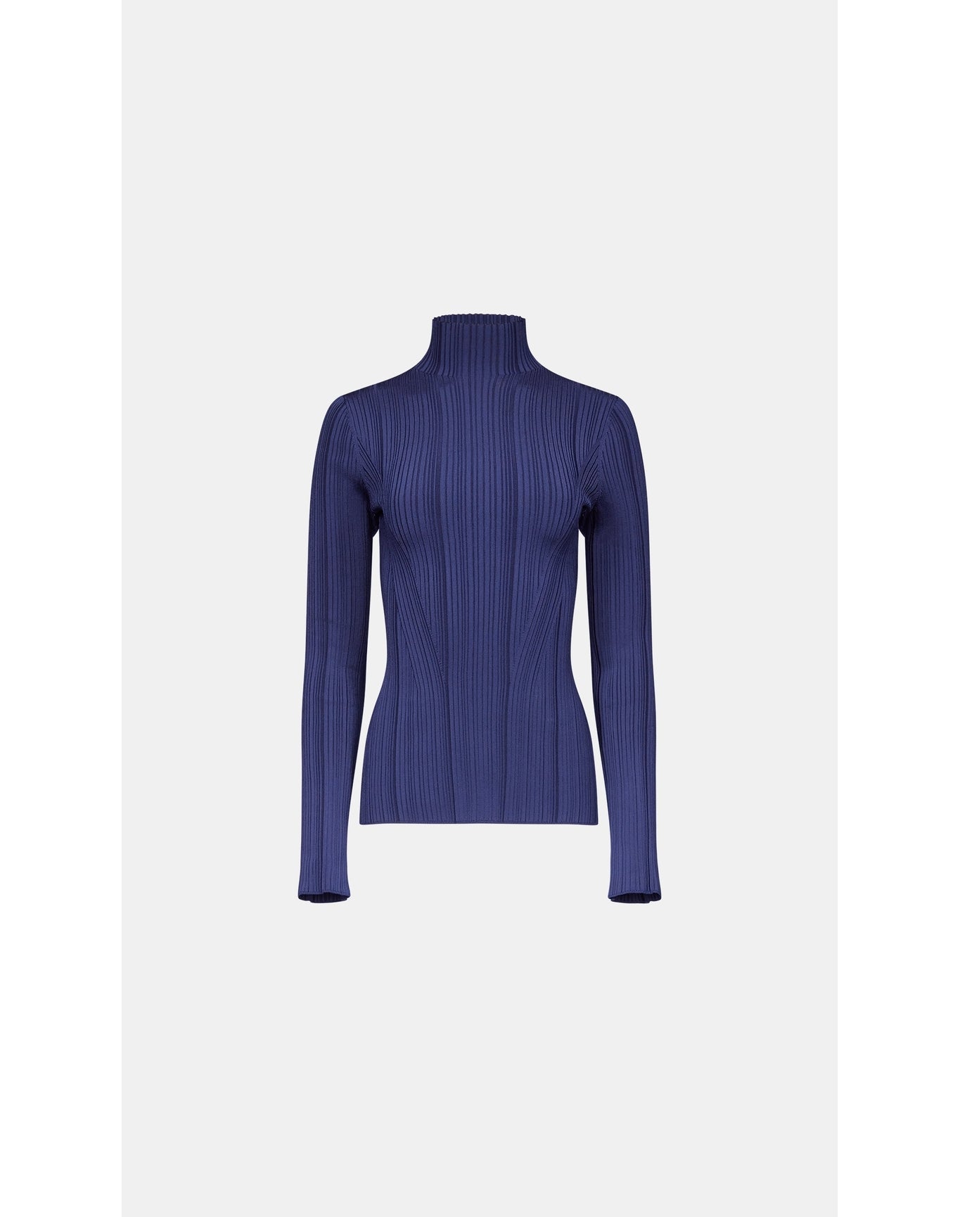 Dawn Plisse Turtleneck | Midnight