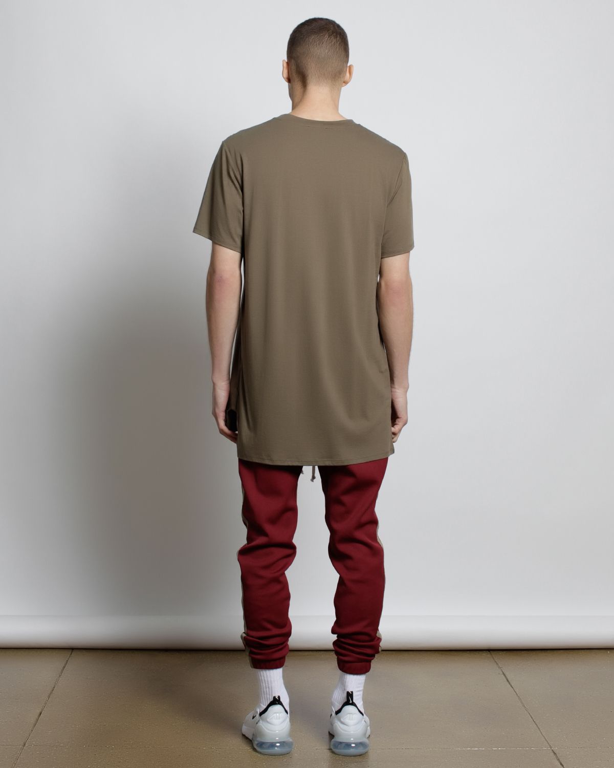 Dawson Long Tee With Side Detail Logo-MENS-Twenty