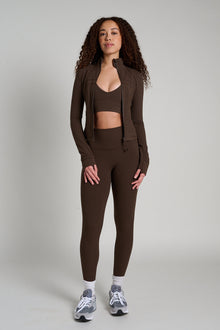 Lululemon | Define Cropped Jacket Nulu | Walnut Crunch
