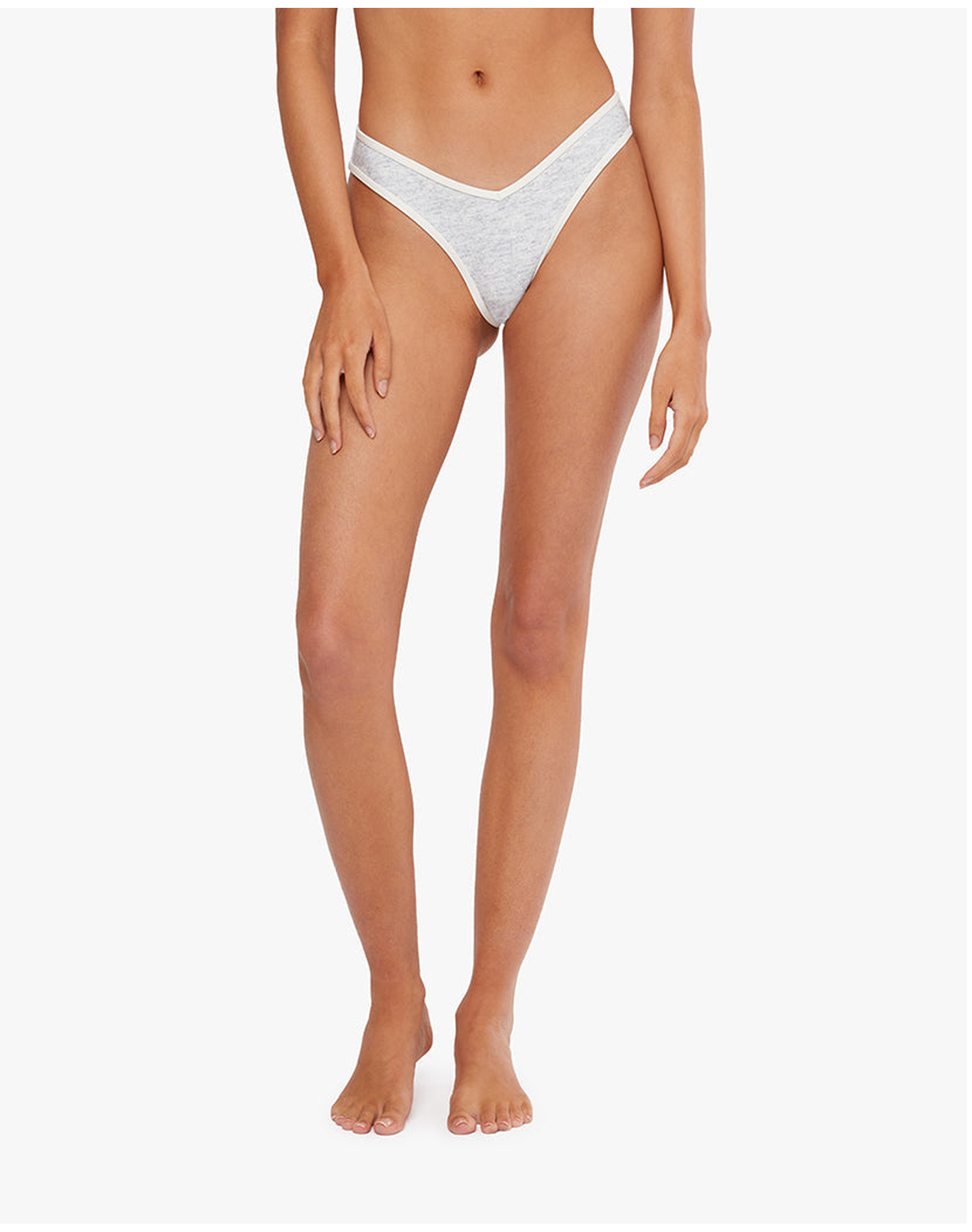 Delilah Bottom | Heather Grey x Off White