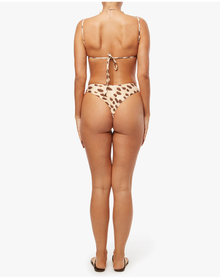 Delilah Leopard Bikini Bottom | Tan