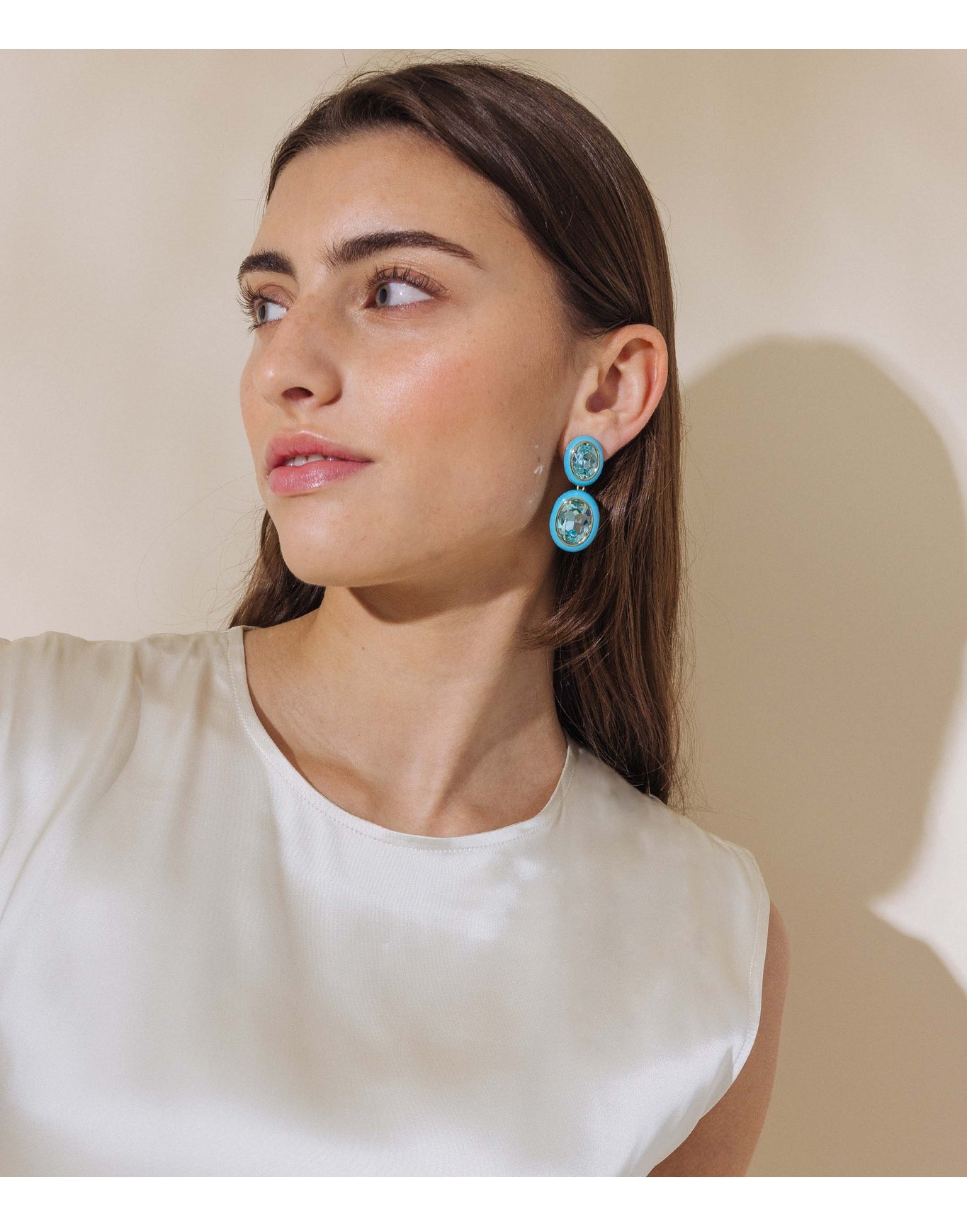 Delphine Drop Earrings | Turquoise