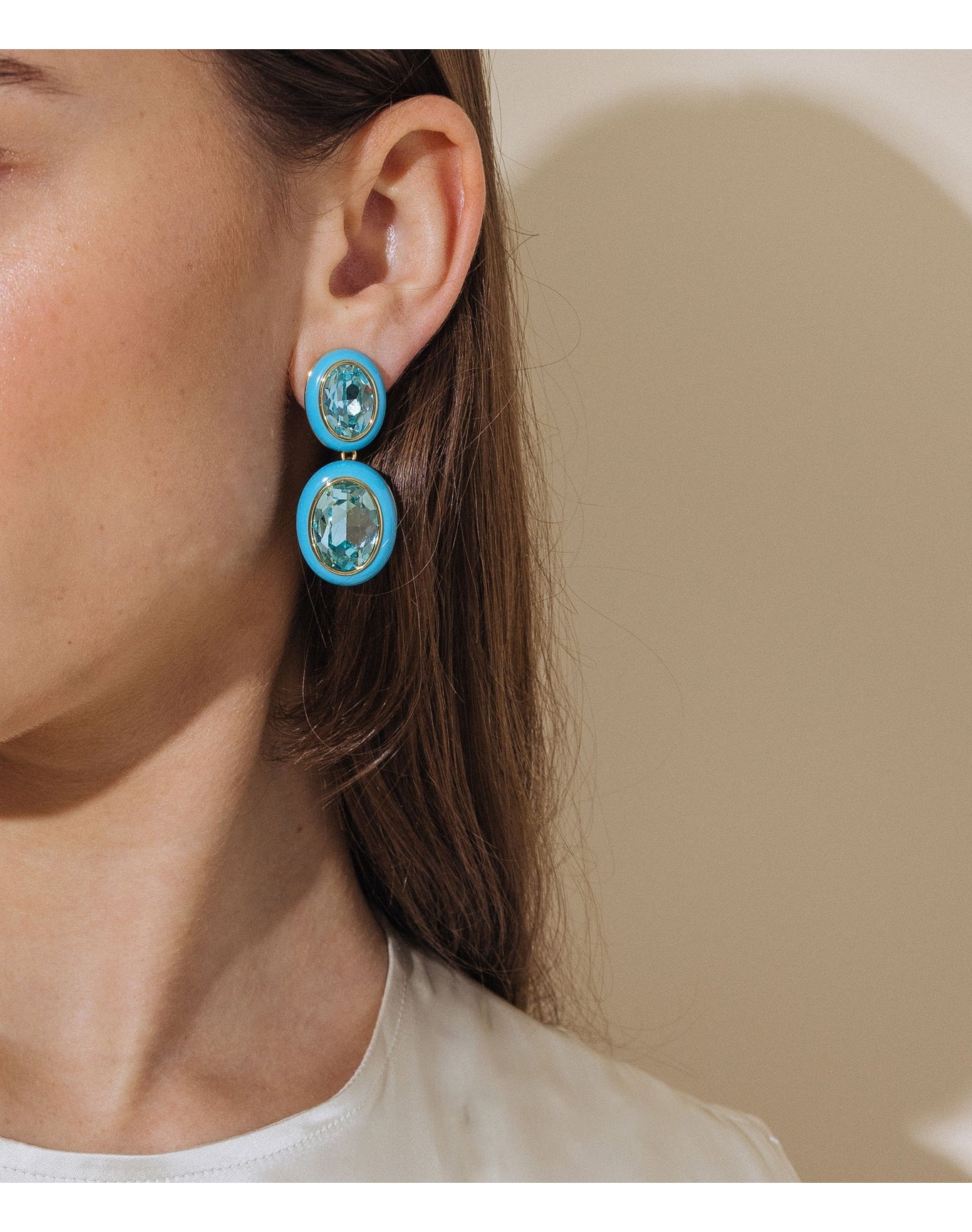 Delphine Drop Earrings | Turquoise