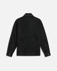 Denim Combo Jacket | Black