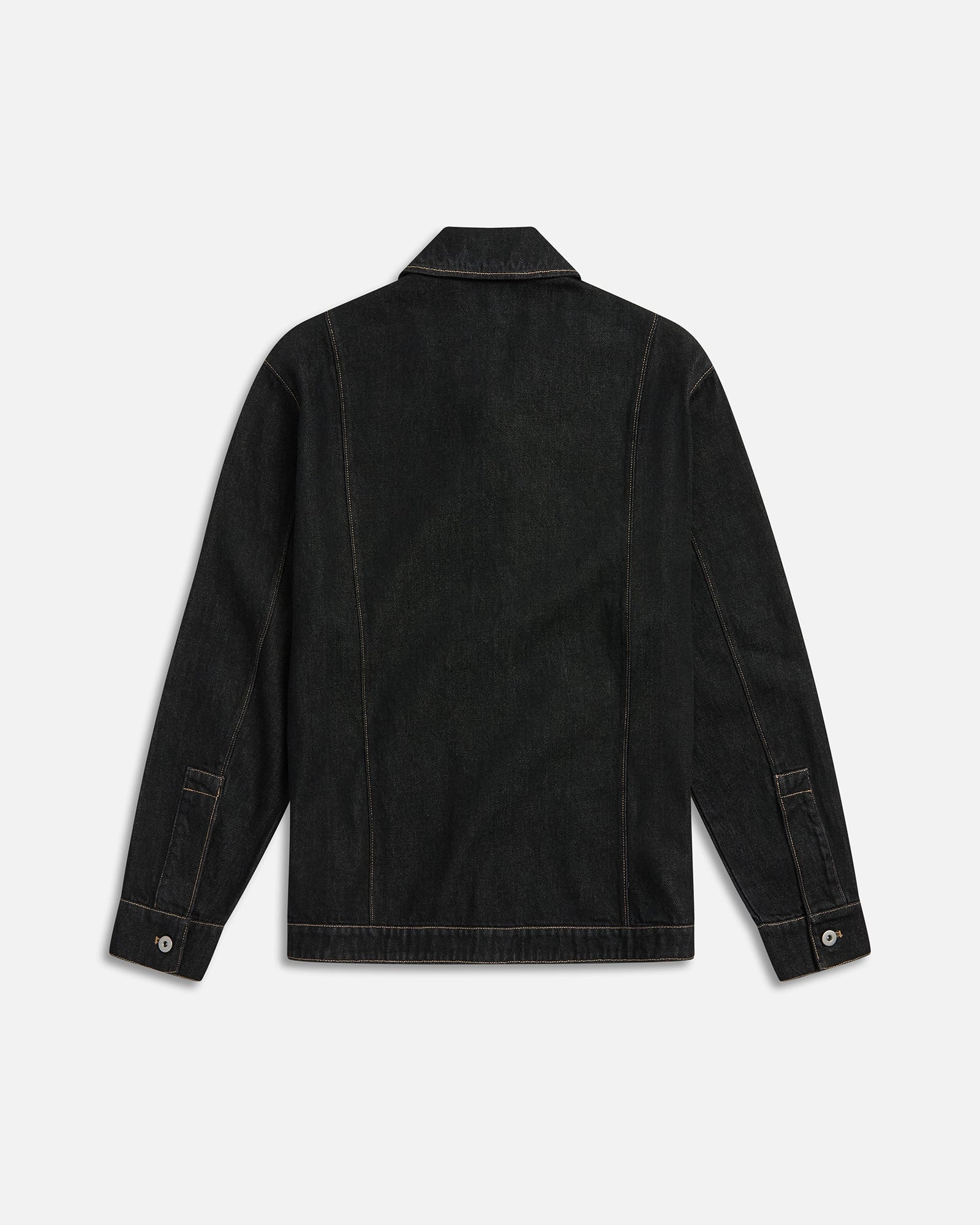 Denim Combo Jacket | Black