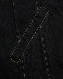 Denim Combo Jacket | Black