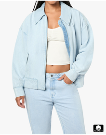 Denim Bomber Jacket | Super Light