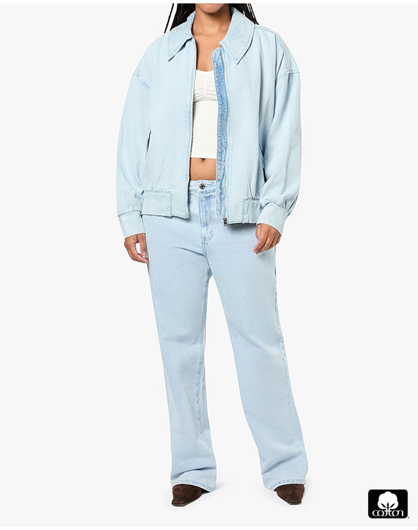 Denim Bomber Jacket | Super Light