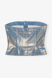 Denim Top | Gold