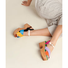 Dermot Chunky Platform Clog Sandal | Confetti