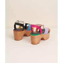 Dermot Chunky Platform Clog Sandal | Confetti