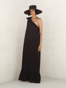 Sustainable Diago Dress | Solid Noir