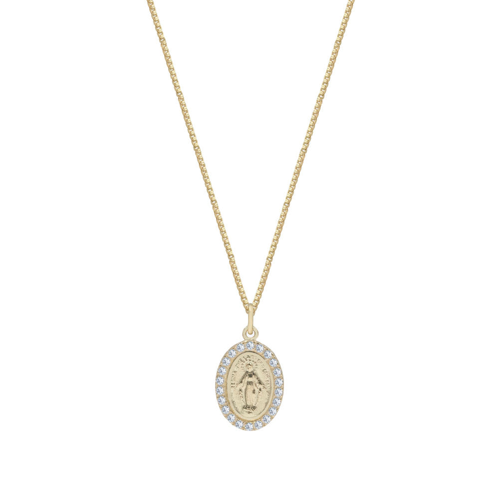 mary pendant necklace