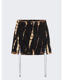 Dion Lee | Women | Denim V-wire Mini Skirt | Black