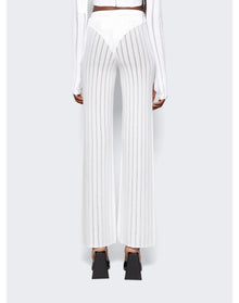 Dion Lee | Women | Snakeskin Pants | Ivory