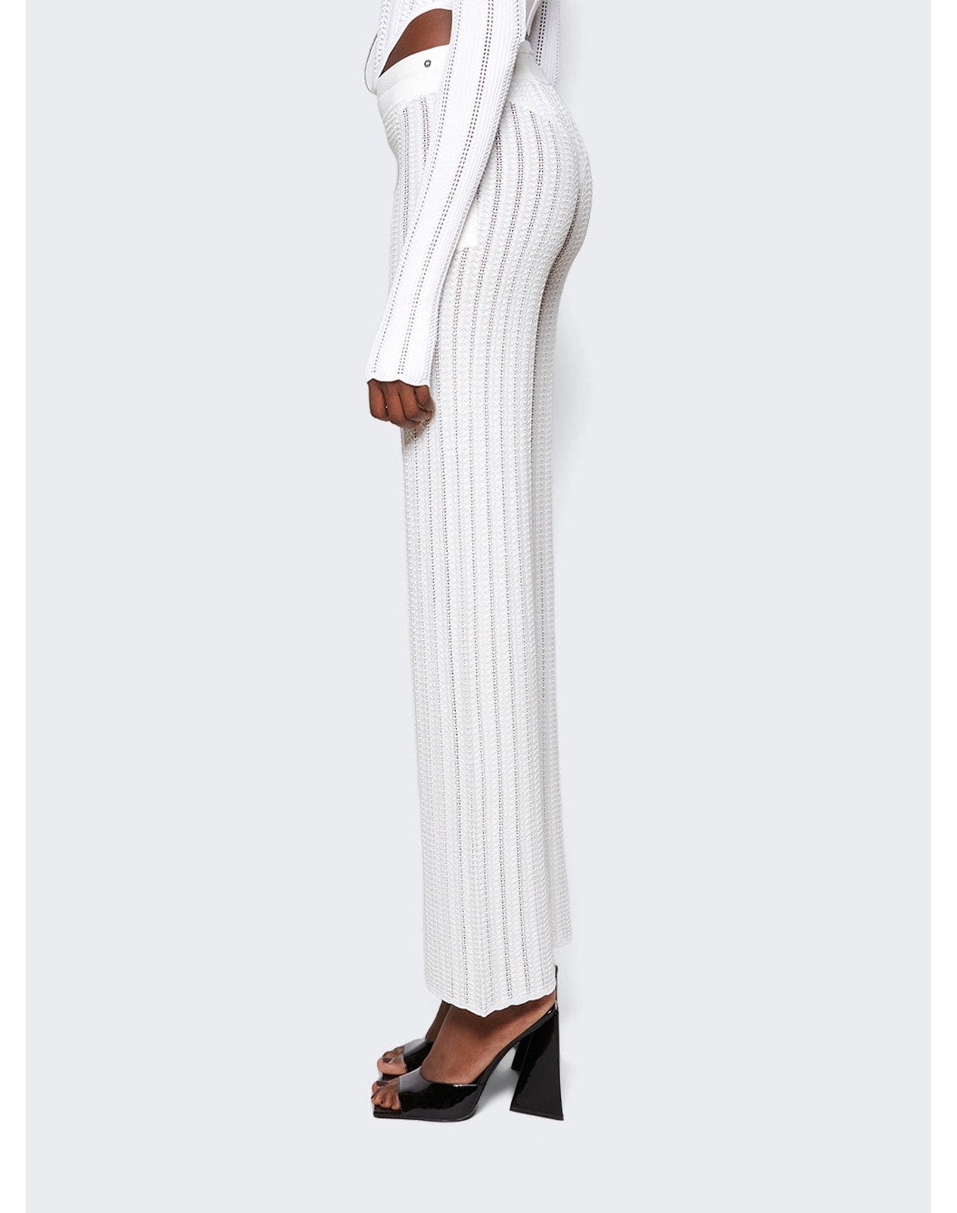 Dion Lee | Women | Snakeskin Pants | Ivory