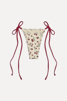 Divine Skimpy String Bikini Bottom Strawberry Field