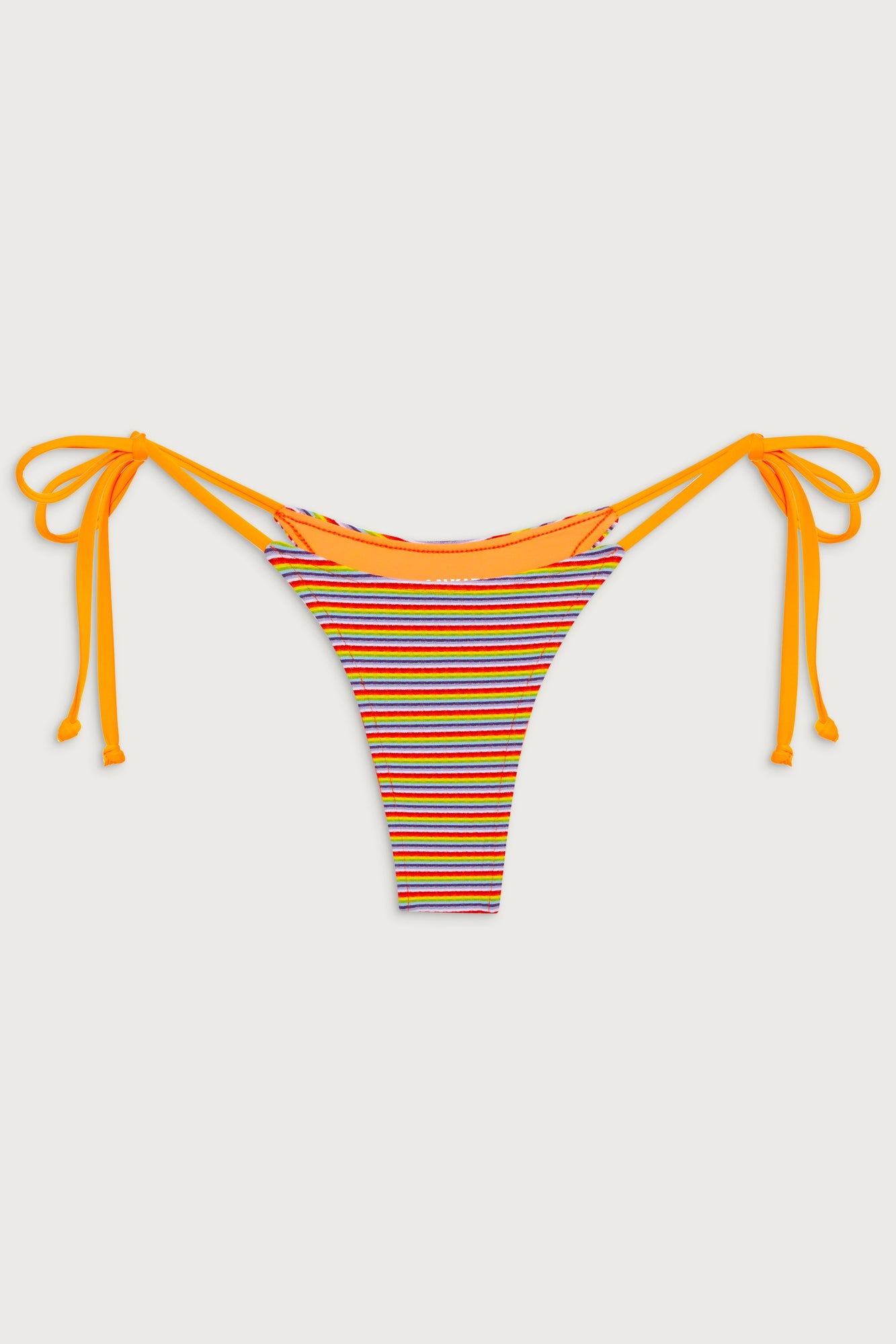Divine striped skimpy bikini bottom hawaiian sky
