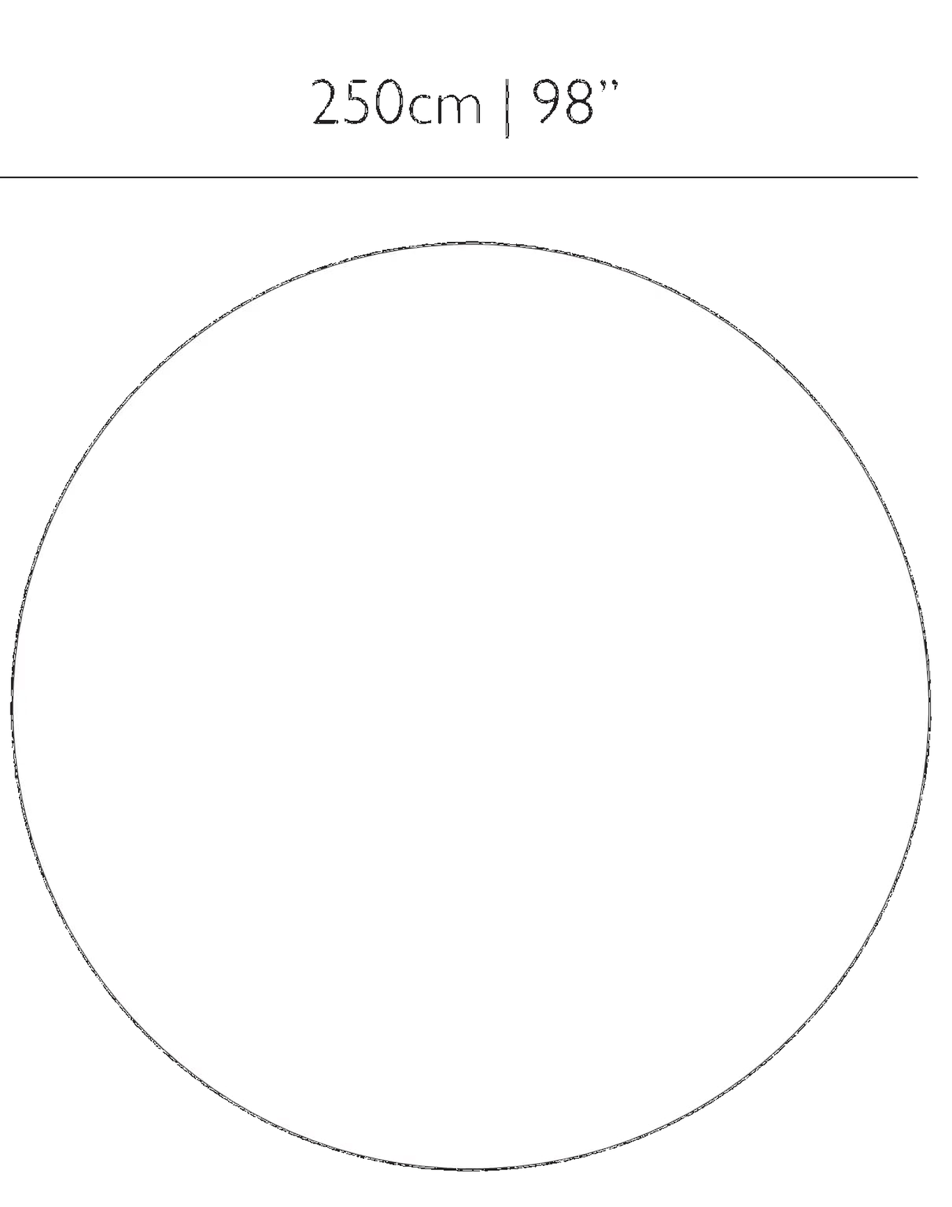 Dodo Pavone Carpet | Round 250 | Beige
