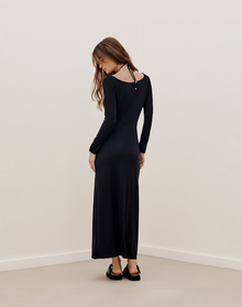 Donna Long Dress | Black