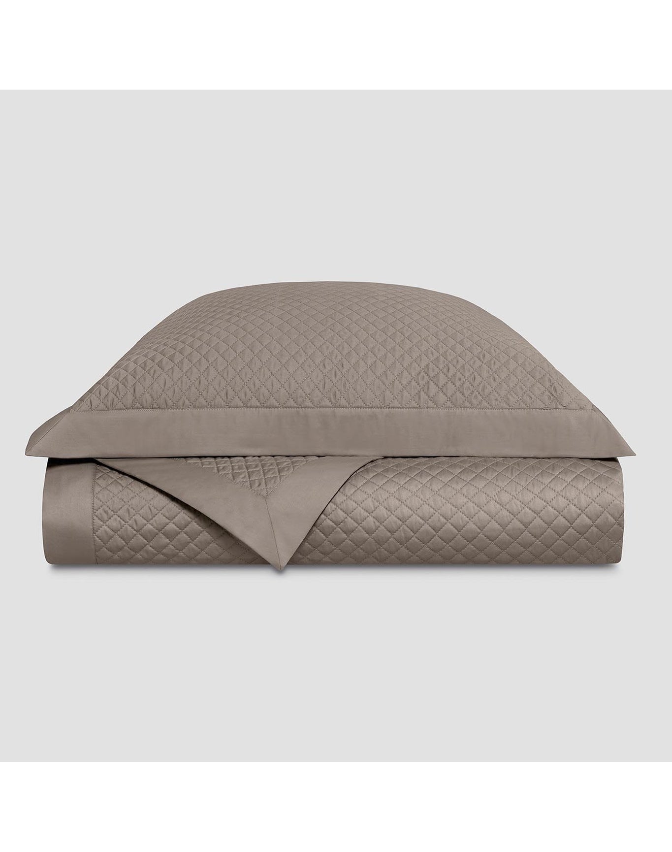 Dorian-Royal Quilted Cotton Comforter | Brown