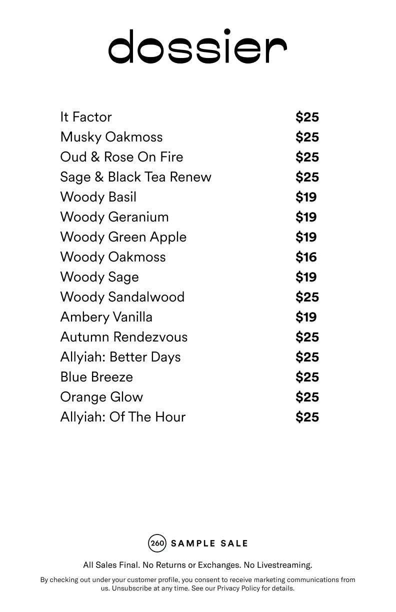 Price table