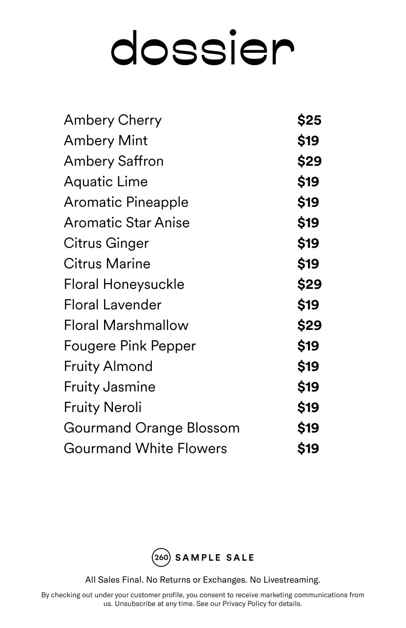 Price table