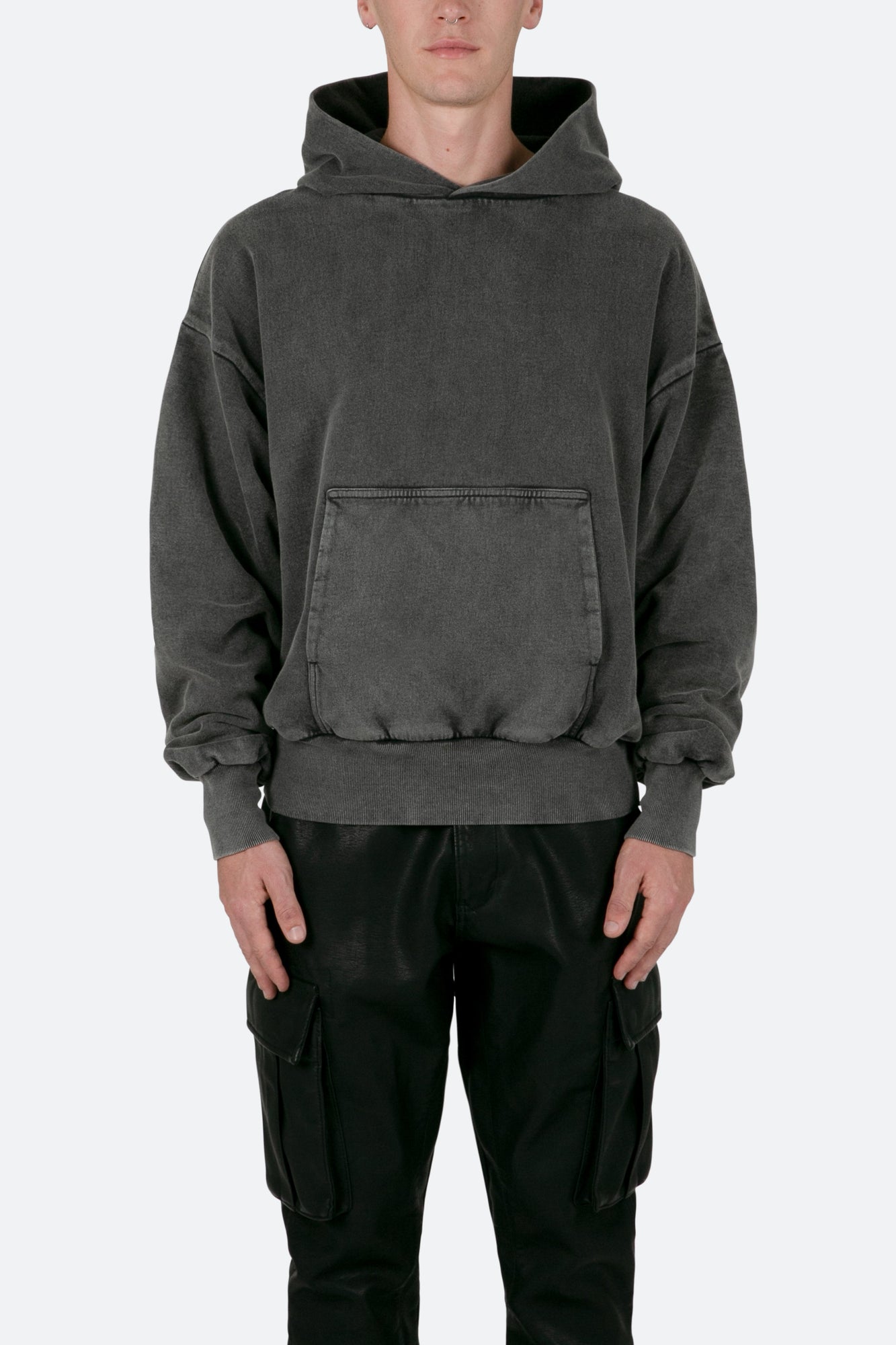 Double Layer Hoodie | Vintage Black
