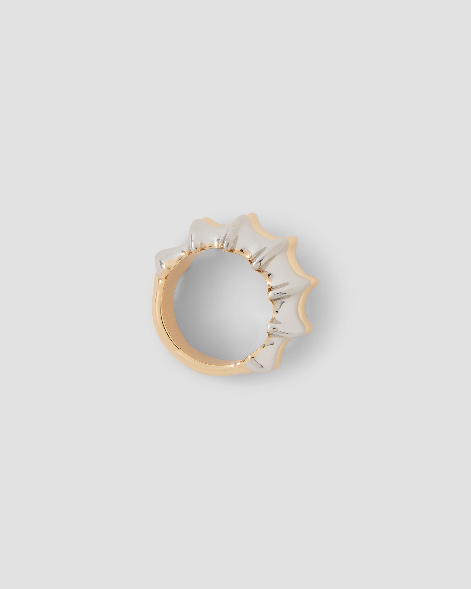 Double Murphy Ring ring - close-up detail | gold rings