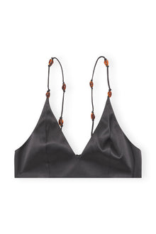 Double Satin Top | Black