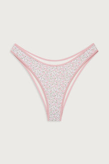 Dove classic floral bikini bottom baby blanket