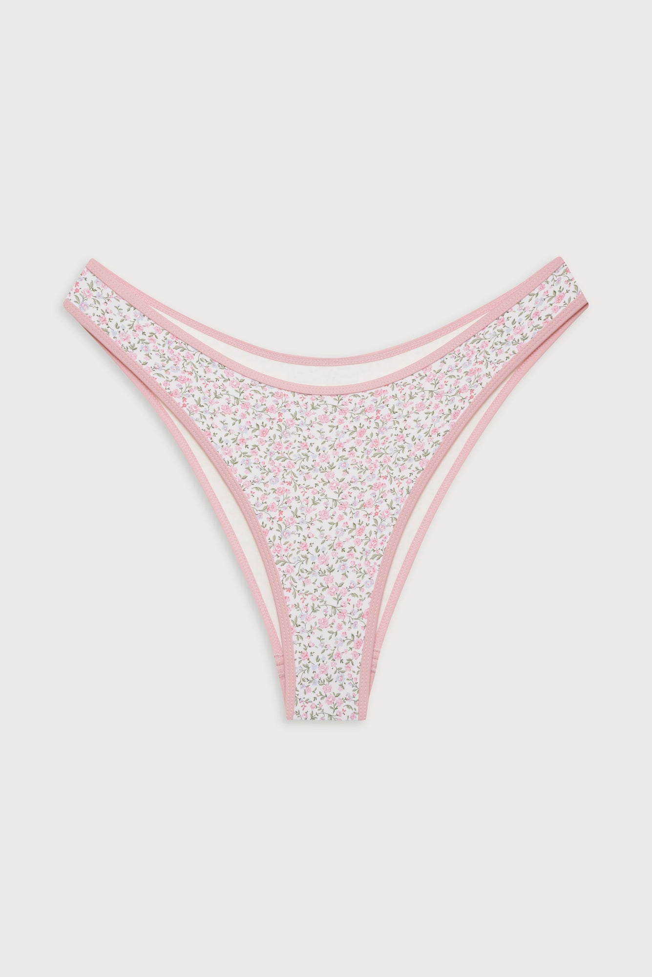 Dove classic floral bikini bottom baby blanket