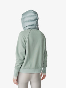 Womens | Down Zip Hoodie | Slate Gray
