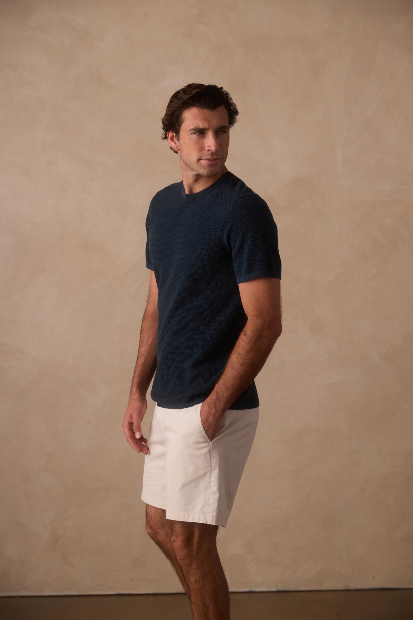 Men | Driftknit Sweater Tee | Dark Oasis