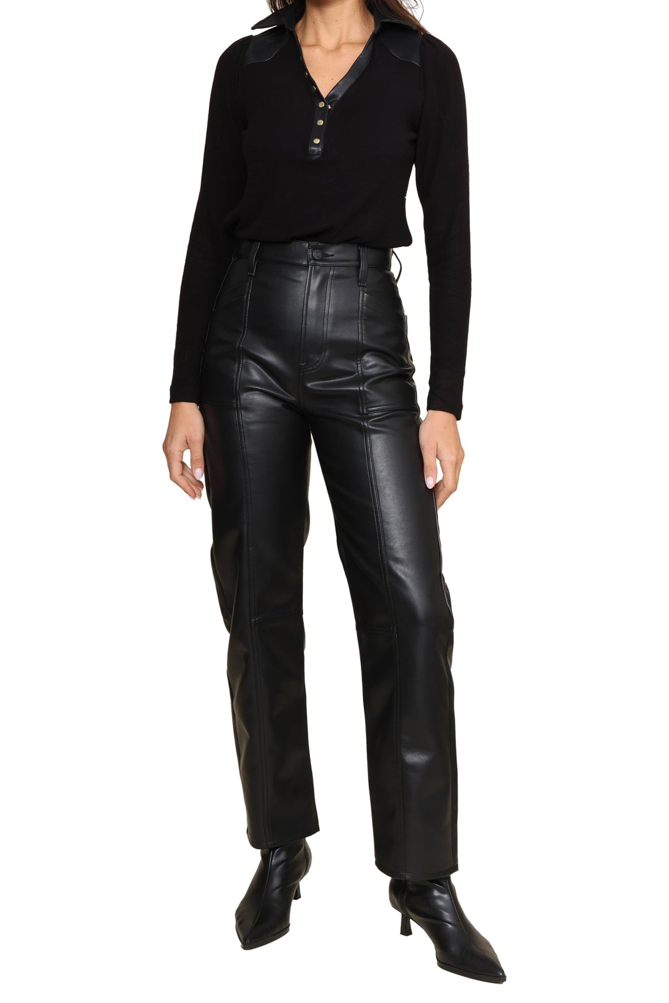 Robertson + Rodeo | Irina Long Sleeve Top | Black