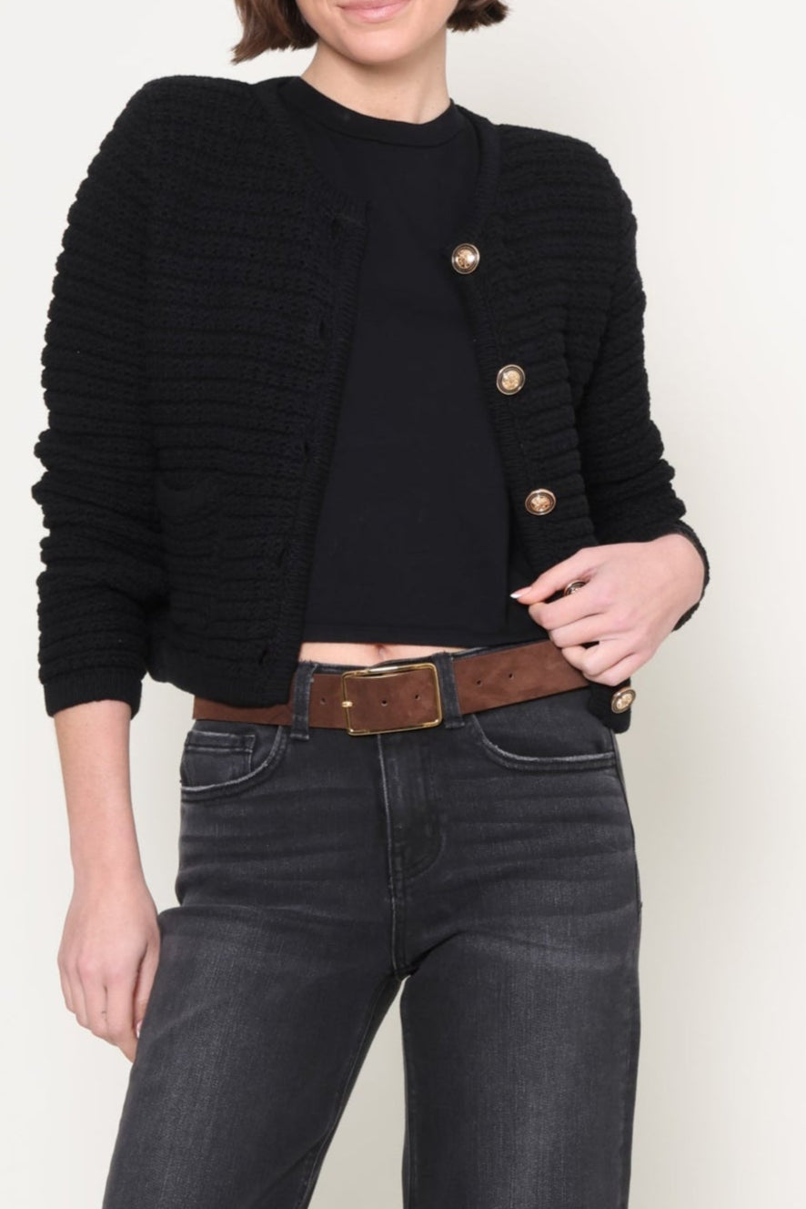 W.A.P.G. We'Re All Pretty Girls | Lenny Cardigan | Black