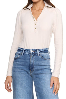Robertson + Rodeo | Irina Long Sleeve Top | Beige