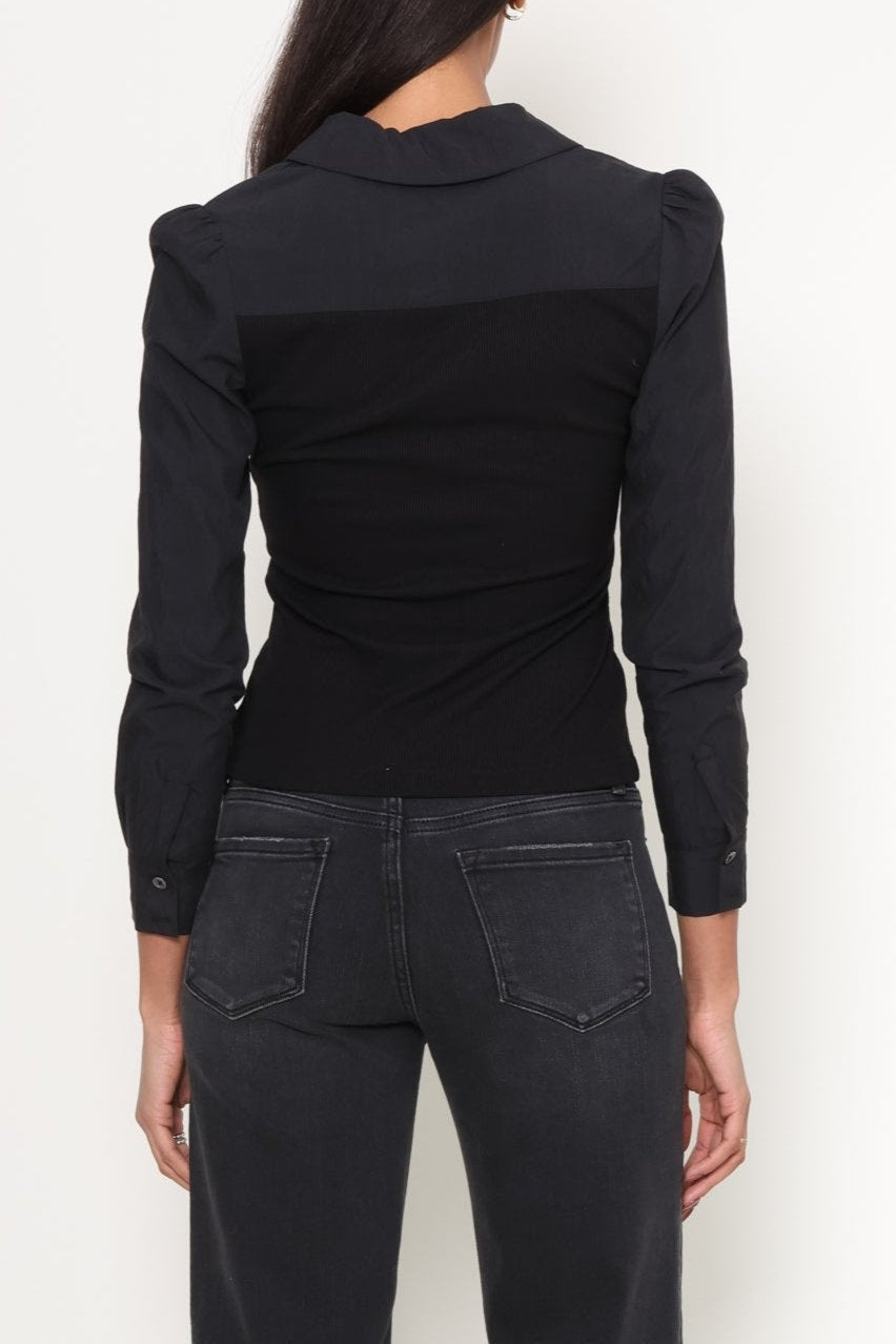 Robertson + Rodeo | Zyla Knit Top | Black