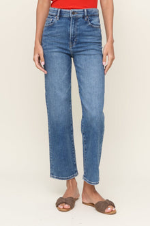 Hidden | Tracey Crop Relaxed Straight | Blue