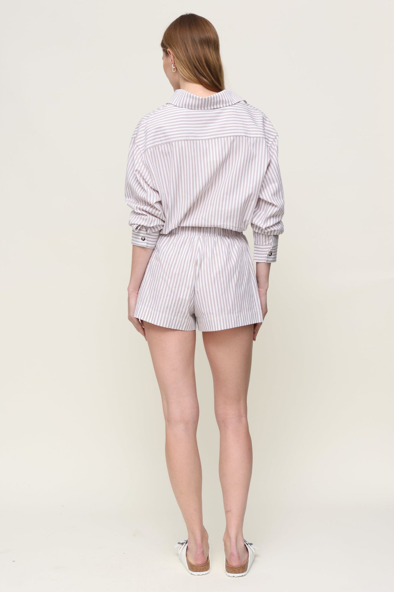 Perfect White Tee | James Cotton Poplin Button Down | White