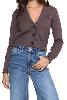 Central Park West | Jade Cardigan | Grey
