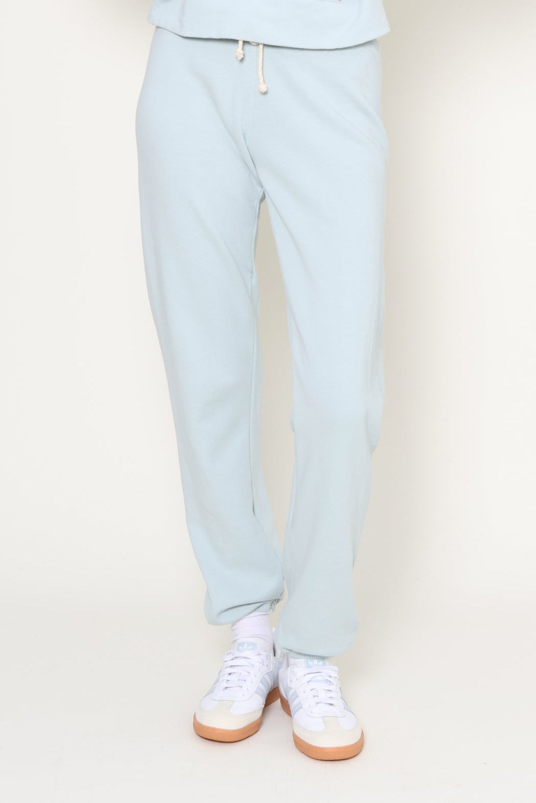 Perfect White Tee | Toni French Terry Jogger | Green